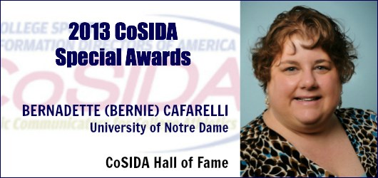 Special Awards Salute: Notre Dame's Bernie Cafarelli to be inducted into CoSIDA Hall of Fame